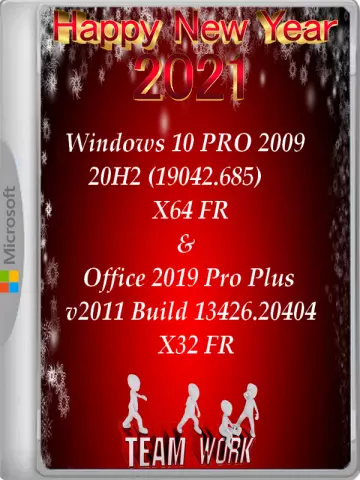 Windows 10 PRO 2009 20H2 (19042.685) X64 FR & Office 2019 Pro Plus v2011 Build 13426.20404 X32